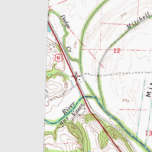 Topographic Map of Hicks, MO