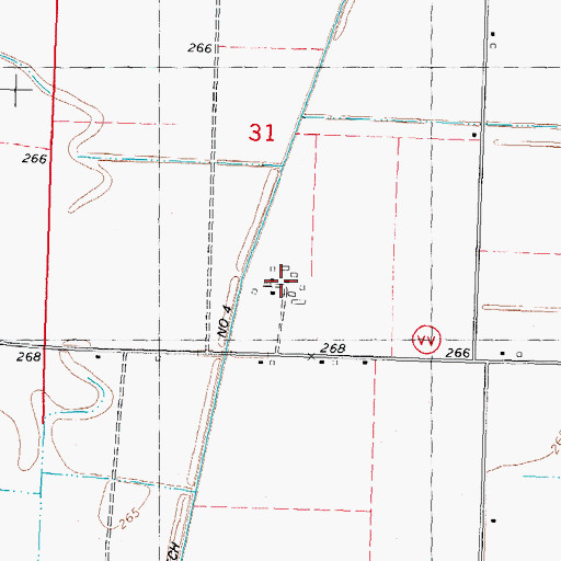 Topographic Map of Glendale, MO
