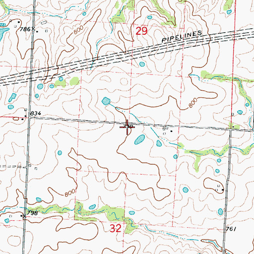 Topographic Map of Sunny Dell School (historical), MO
