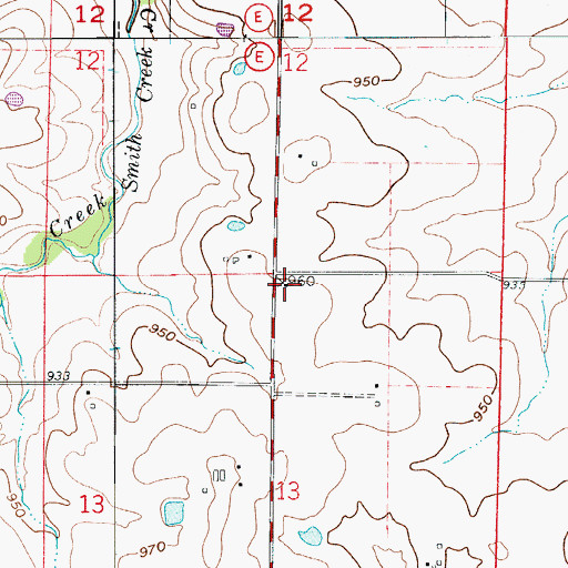 Topographic Map of Providence School (historical), MO