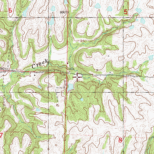 Topographic Map of Forest Valley School, MO
