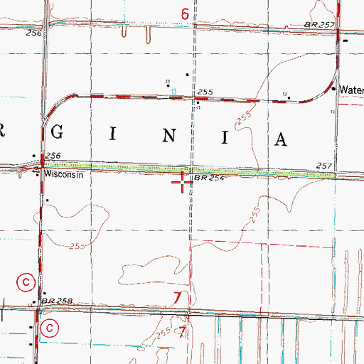 Topographic Map of Friendship School (historical), MO