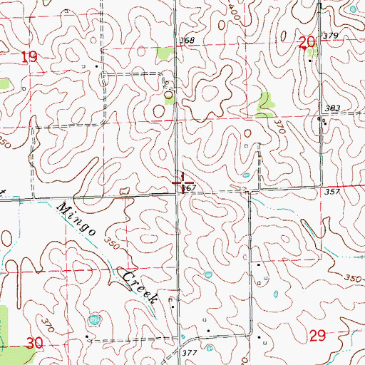 Topographic Map of Rockwell School (historical), MO