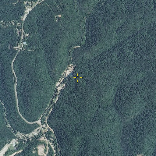 Aerial/Satellite Image of Roaring River Spring, MO