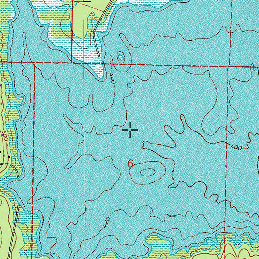 Topographic Map of Greers Ferry Lake, AR