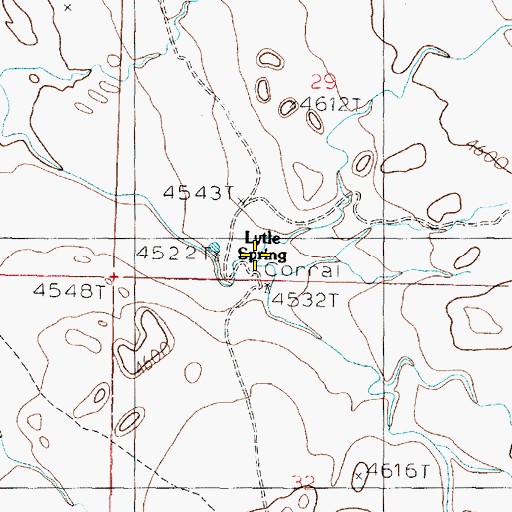 Topographic Map of Lytle Spring, AZ