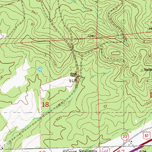 Topographic Map of Tunnel (historical), MO