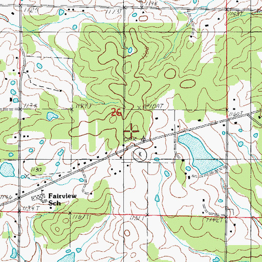 Topographic Map of KKDY-FM (West Plains), MO