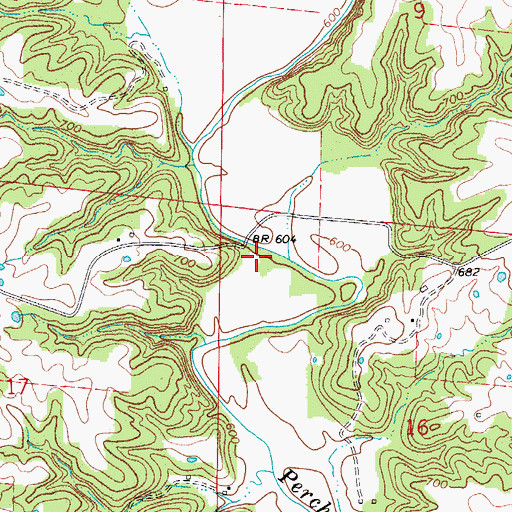 Topographic Map of Persia (historical), MO