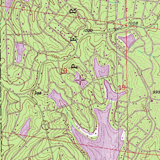 Topographic Map of Lac Darcie, MO