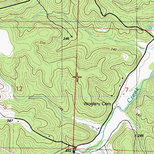 Topographic Map of Township of Adair, MO