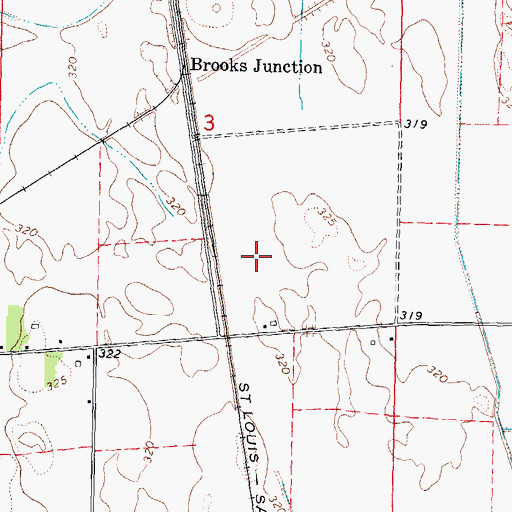 Topographic Map of Township of Morley, MO
