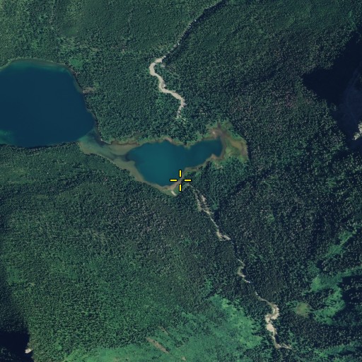 Aerial/Satellite Image of Agassiz Creek, MT