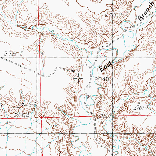Topographic Map of Arbagast's Ranch (historical), MT