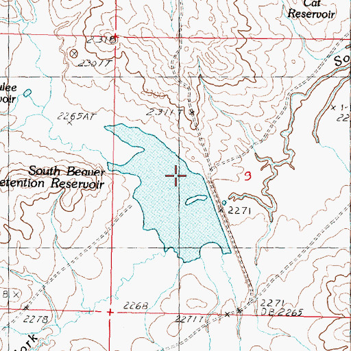 Topographic Map of Arrambide Coulee, MT