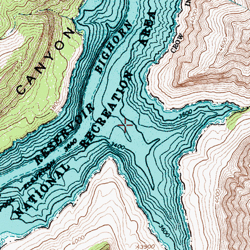 Topographic Map of Big Bull Elk Creek, MT