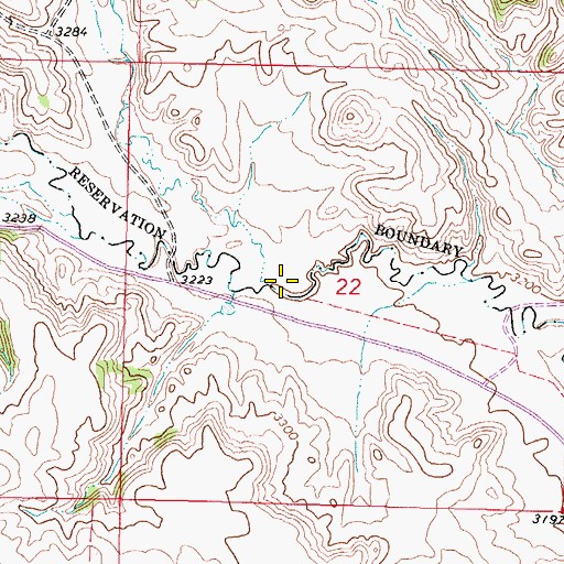Topographic Map of Black Eagle Fork, MT