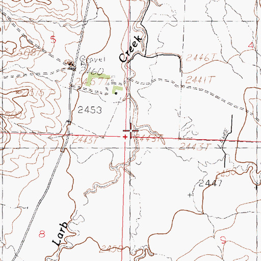 Topographic Map of Craig Coulee, MT