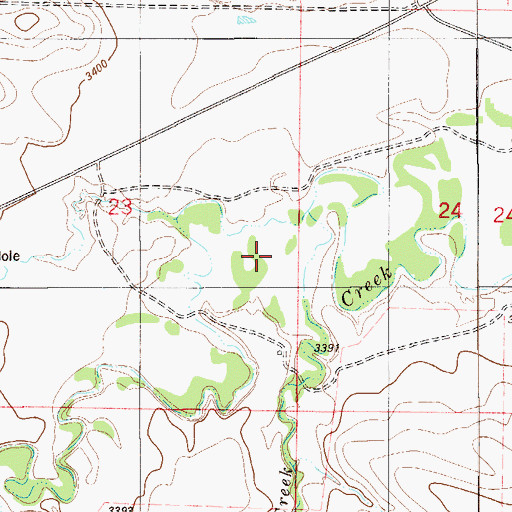 Topographic Map of Deep Creek, MT