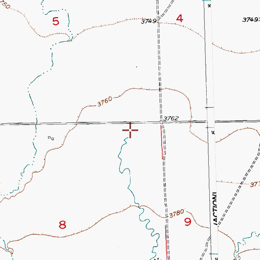Topographic Map of Difficulty Creek, MT