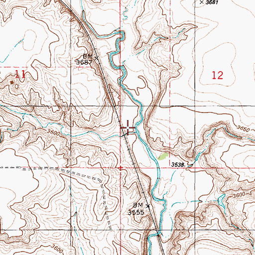 Topographic Map of Drain E, MT