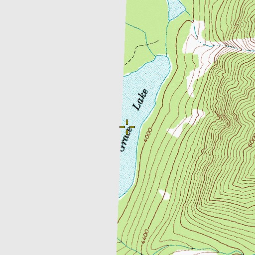 Topographic Map of Grace Lake, MT