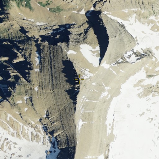 Aerial/Satellite Image of Kintla Peak, MT