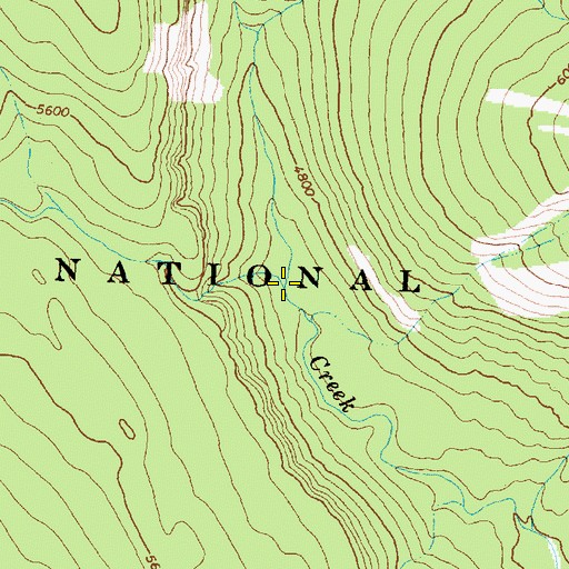 Topographic Map of Kipp Creek, MT