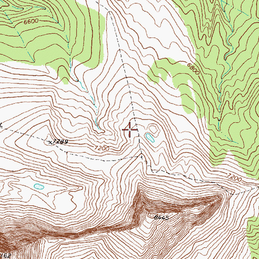 Topographic Map of Lee Ridge, MT