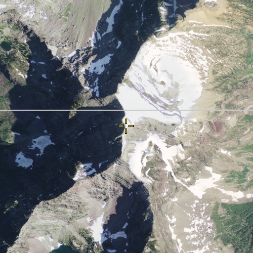 Aerial/Satellite Image of Longfellow Peak, MT