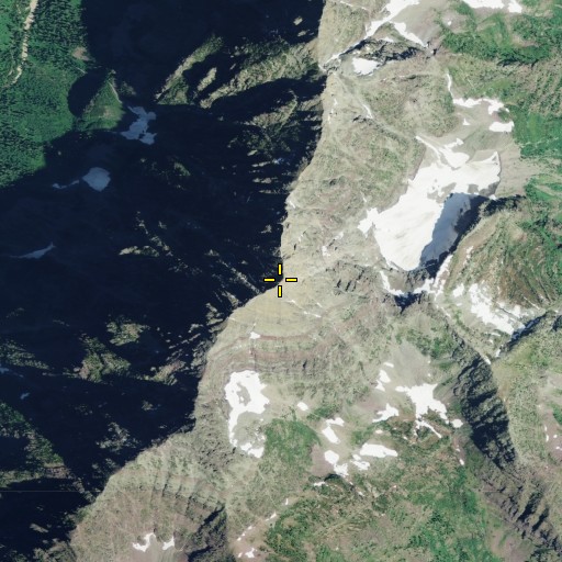 Aerial/Satellite Image of Numa Peak, MT