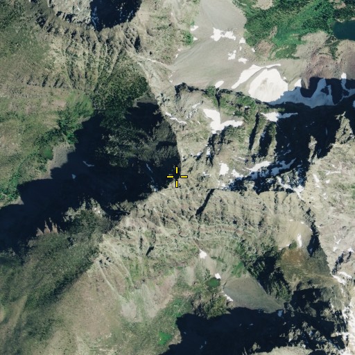 Aerial/Satellite Image of Parke Peak, MT