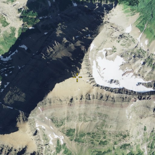 Aerial/Satellite Image of Porcupine Ridge, MT