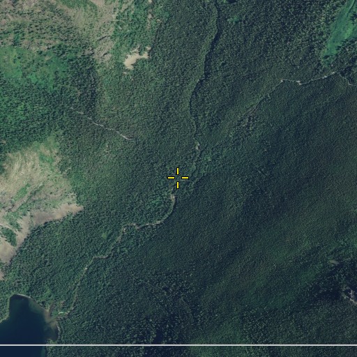 Aerial/Satellite Image of Rainbow Creek, MT