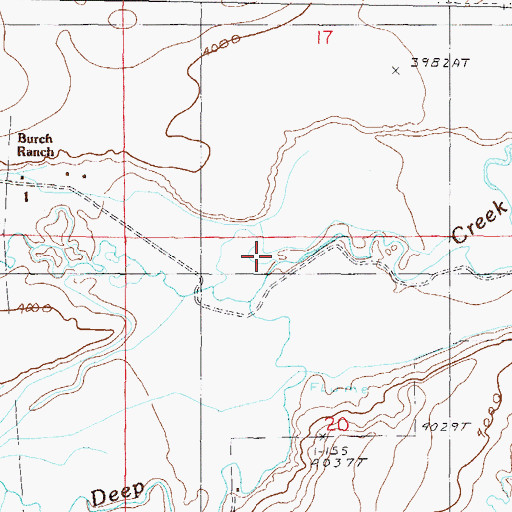 Topographic Map of Willow Creek, MT