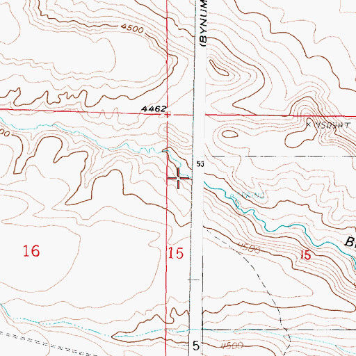 Topographic Map of Chicken Coulee, MT