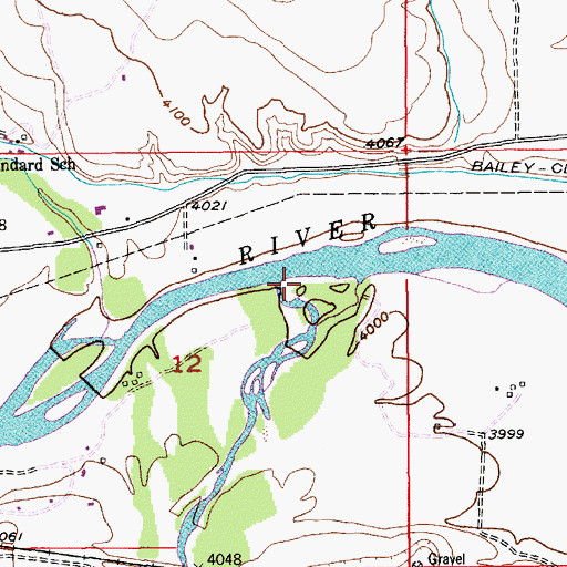 Topographic Map of Boulder River, MT