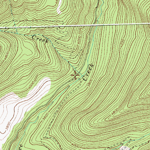 Topographic Map of Cat Creek, MT