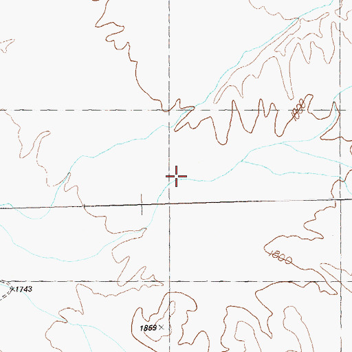Topographic Map of McCormacks Well, AZ