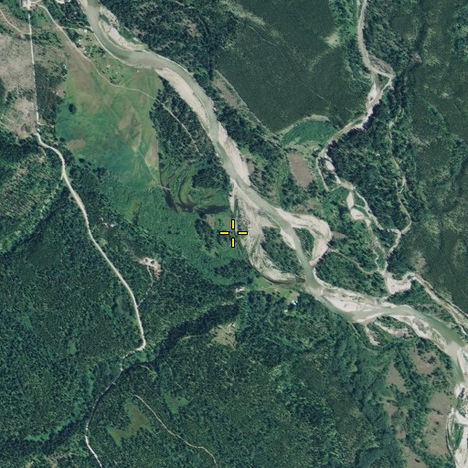 Aerial/Satellite Image of Colts Creek, MT