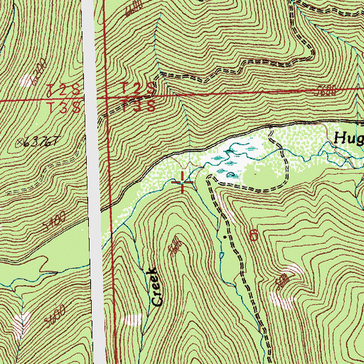 Topographic Map of Chrandal Creek, MT