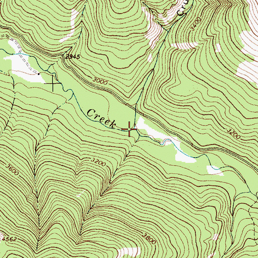 Topographic Map of Crum Gulch, MT