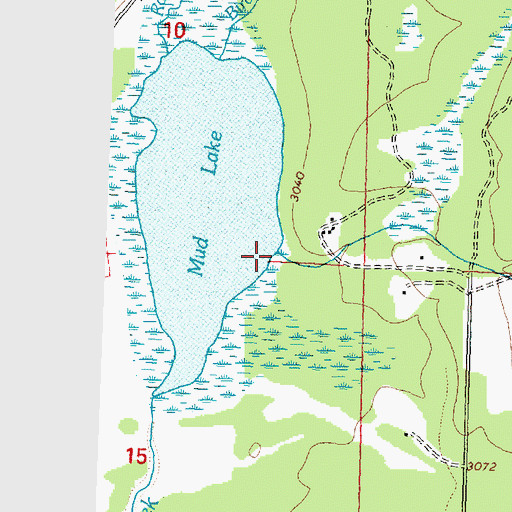 Topographic Map of Deer Creek, MT