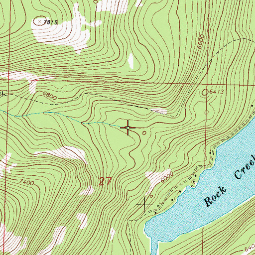 Topographic Map of Dolus Creek, MT