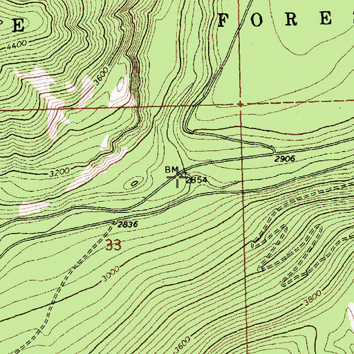 Topographic Map of Fishtrap Creek, MT