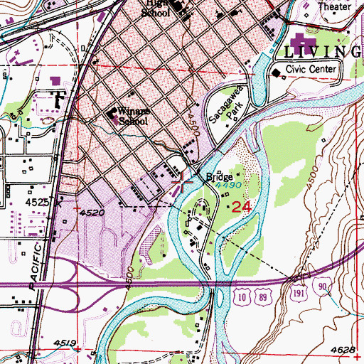 Topographic Map of Fleshman Creek, MT