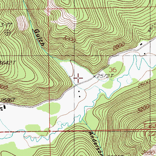 Topographic Map of Foote Gulch, MT
