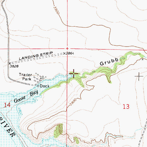 Topographic Map of Grubb Gulch, MT