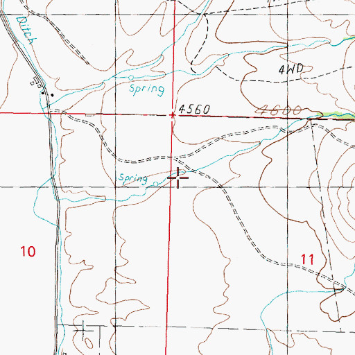 Topographic Map of Helena Gulch, MT