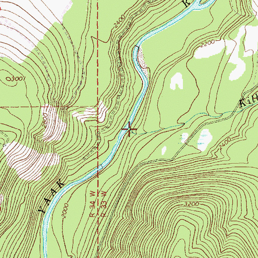 Topographic Map of Kilbrennan Creek, MT
